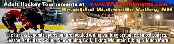 Adult Hockey Tournaments at Waterville Valley, NH